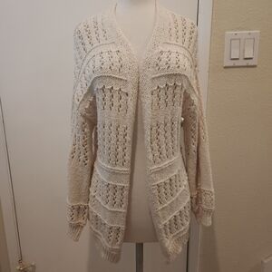 BE COOL Cream Knit Cardigan